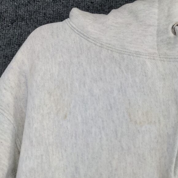 Champion Reverse Weave Men's Pullover Hoodie Gray Medium Libertas Big Logo - Picture 4 of 16